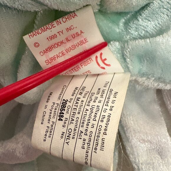 Goochy Jellyfish TY Beanie Babies 1999 Plush Stuffie (SKU: 251TO) - Picture 4 of 7